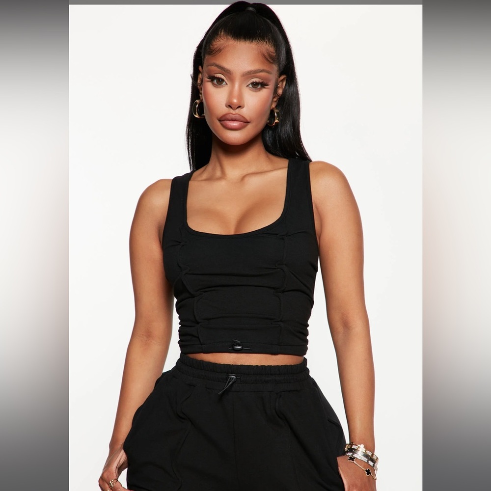 Same Attraction Pant Set - Black